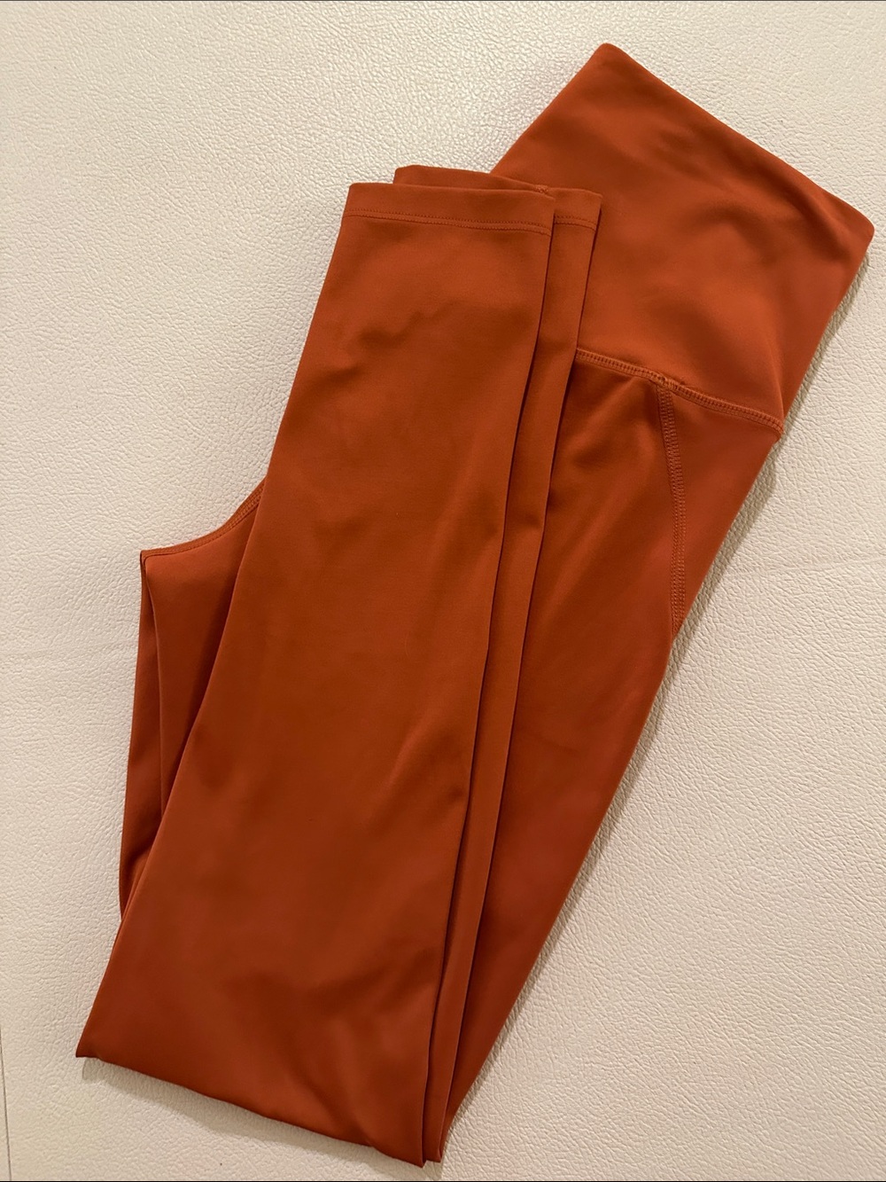 girlfriend collective High-Rise Rust Orange Leggings